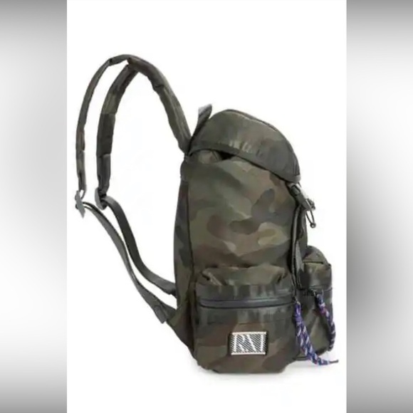Rebecca minkoff nylon backpack downtown green camo - Picture 2 of 5